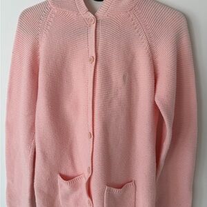 Polo by Ralph Lauren Light Pink Knit Button Cardigan